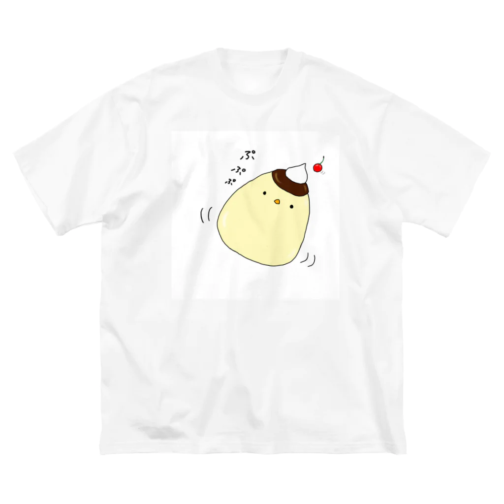 pudding_pipipiのぷぷひよこ ビッグシルエットTシャツ