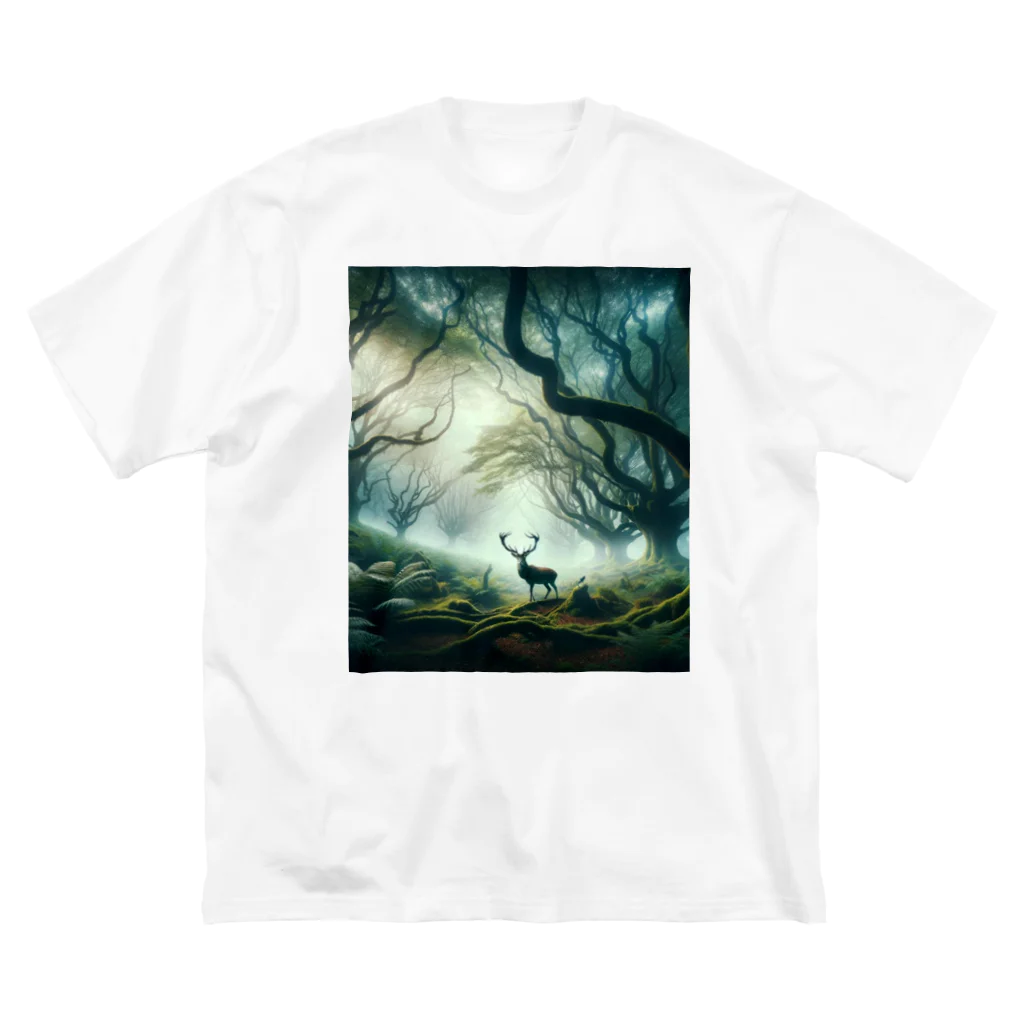 NovAiTen_shopの神秘の森の主 ビッグシルエットTシャツ
