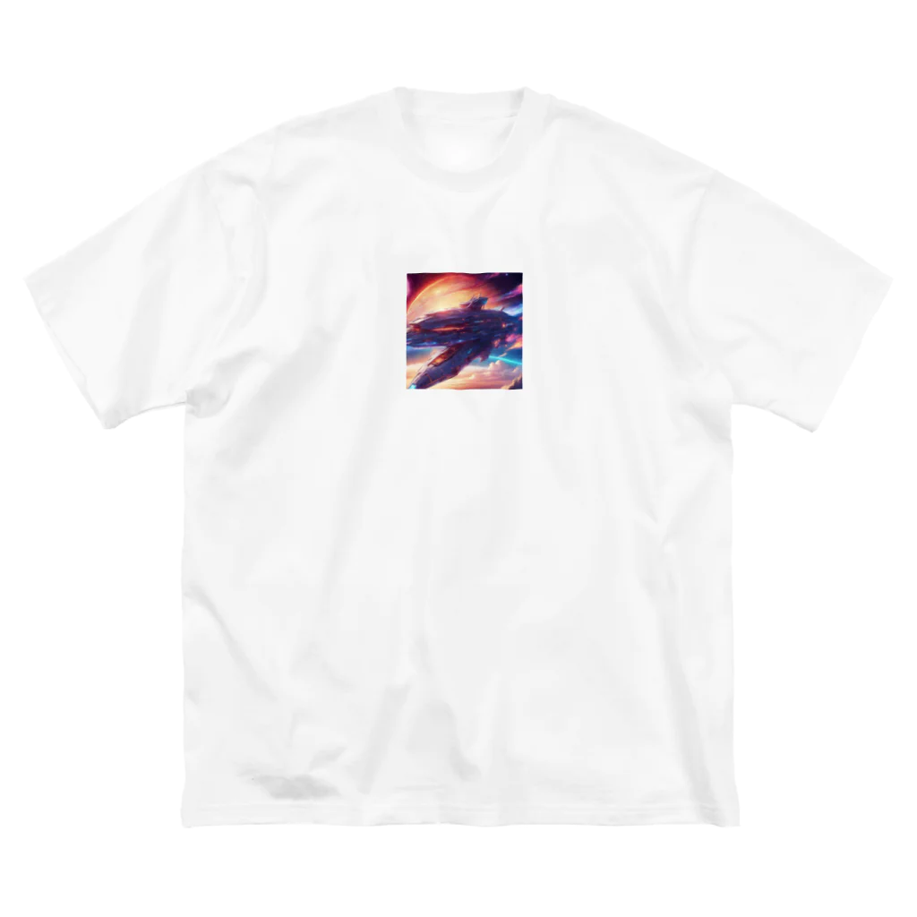 Tromaruの星船夢想 ビッグシルエットTシャツ