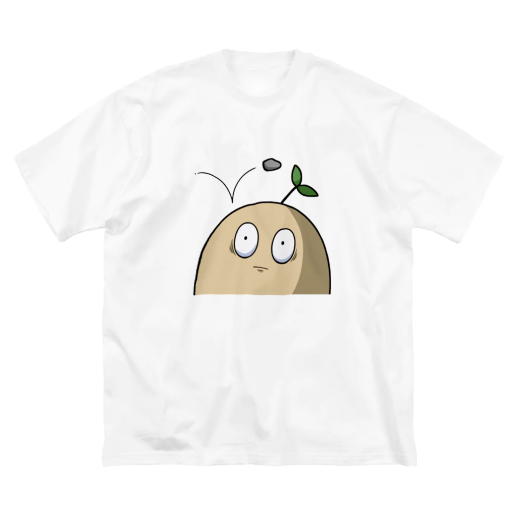 フラット寿明🥔Vtuberのイモポテト ビッグシルエットTシャツ