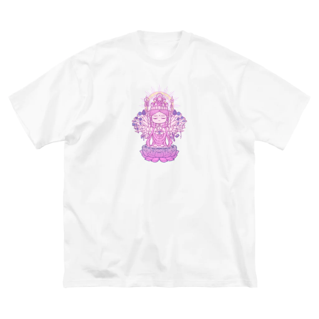 Hotoke Mandalaのおまもり千手観音 Big T-Shirt