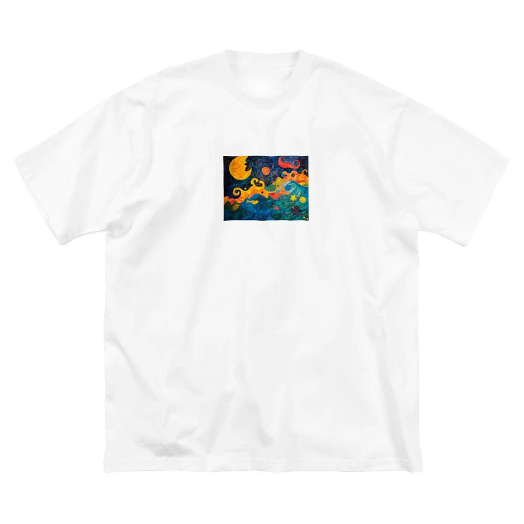 AQUAMETAVERSEのゲンノ夢　　NON13 ビッグシルエットTシャツ