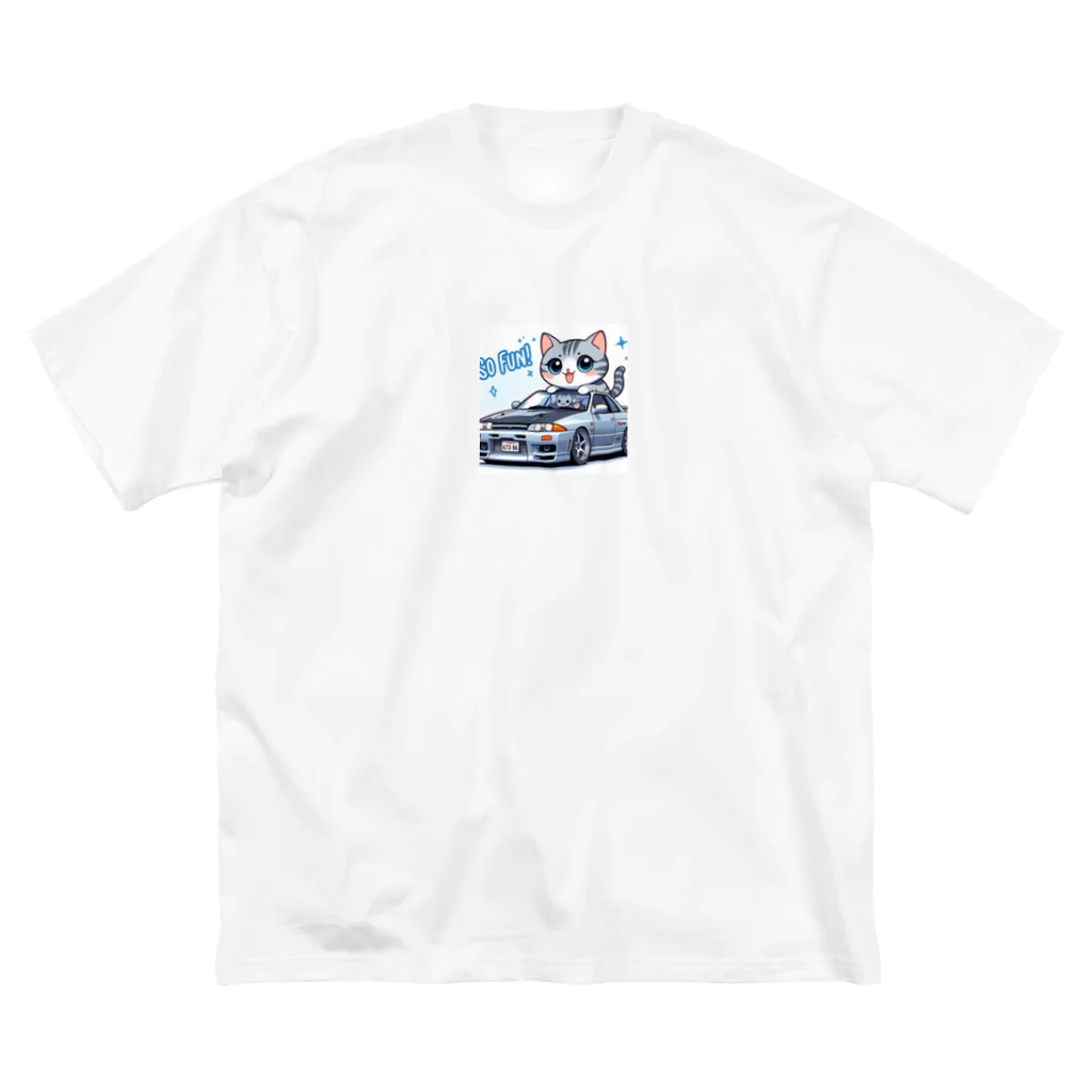 takkun0328のGT-Rと猫の夢のコラボ！ Big T-Shirt