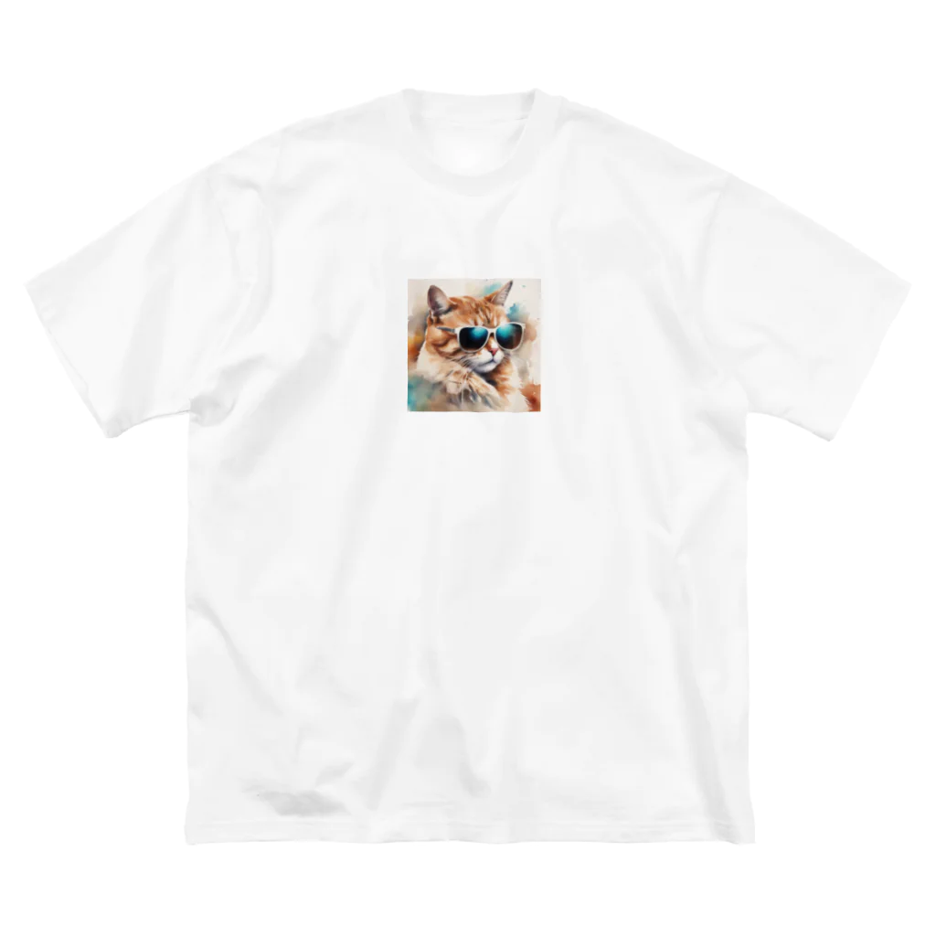 Ryu_1055のワイルドキャット ビッグシルエットTシャツ