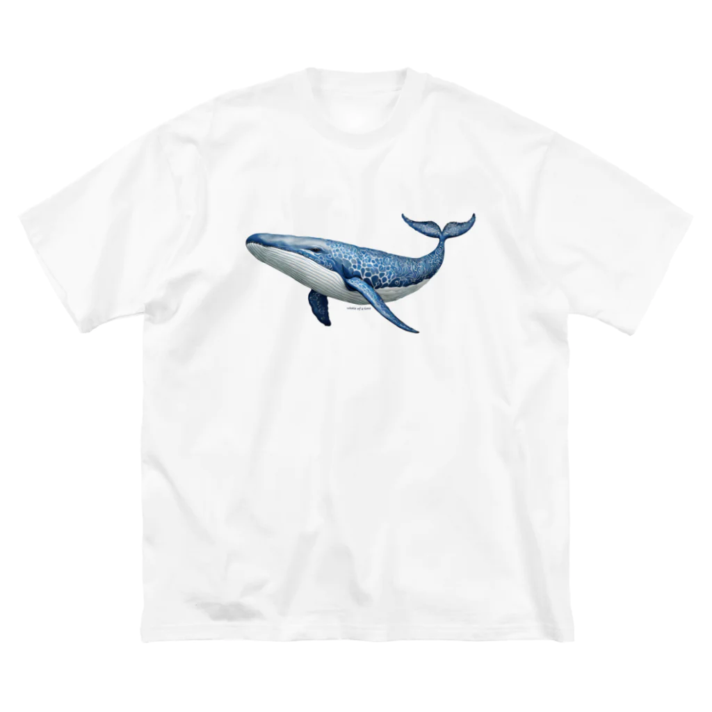 まみおデザインのwhale of a time　素晴らしい時 ビッグシルエットTシャツ