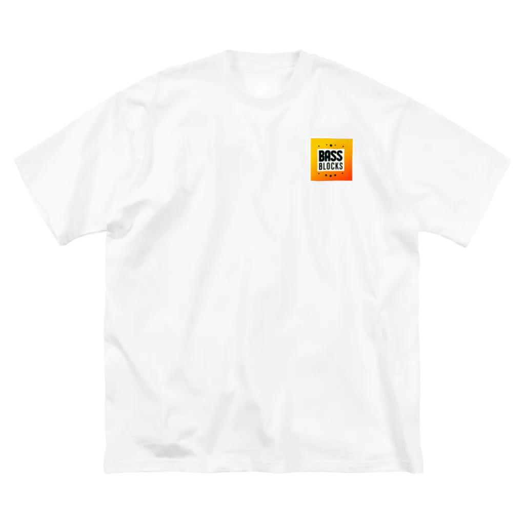 bassblocksのレトロバスロゴ ビッグシルエットTシャツ