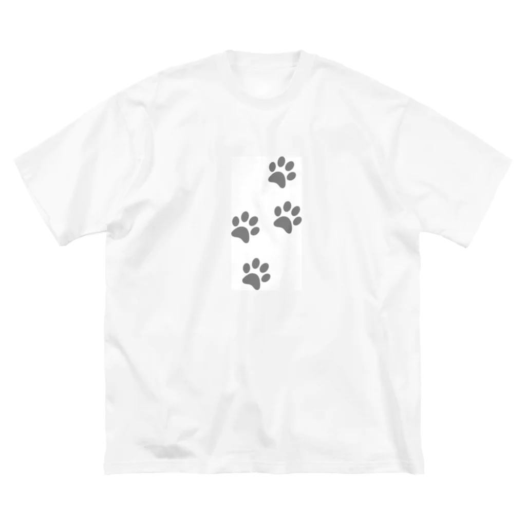 chyoko_chyokoの猫の足跡🐾 ビッグシルエットTシャツ