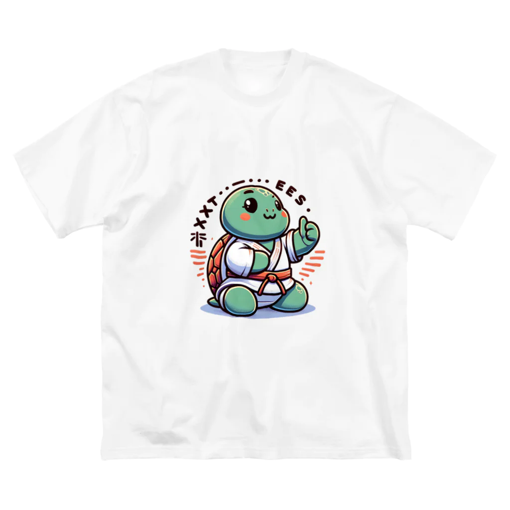 Mushikingの武道カメ ビッグシルエットTシャツ