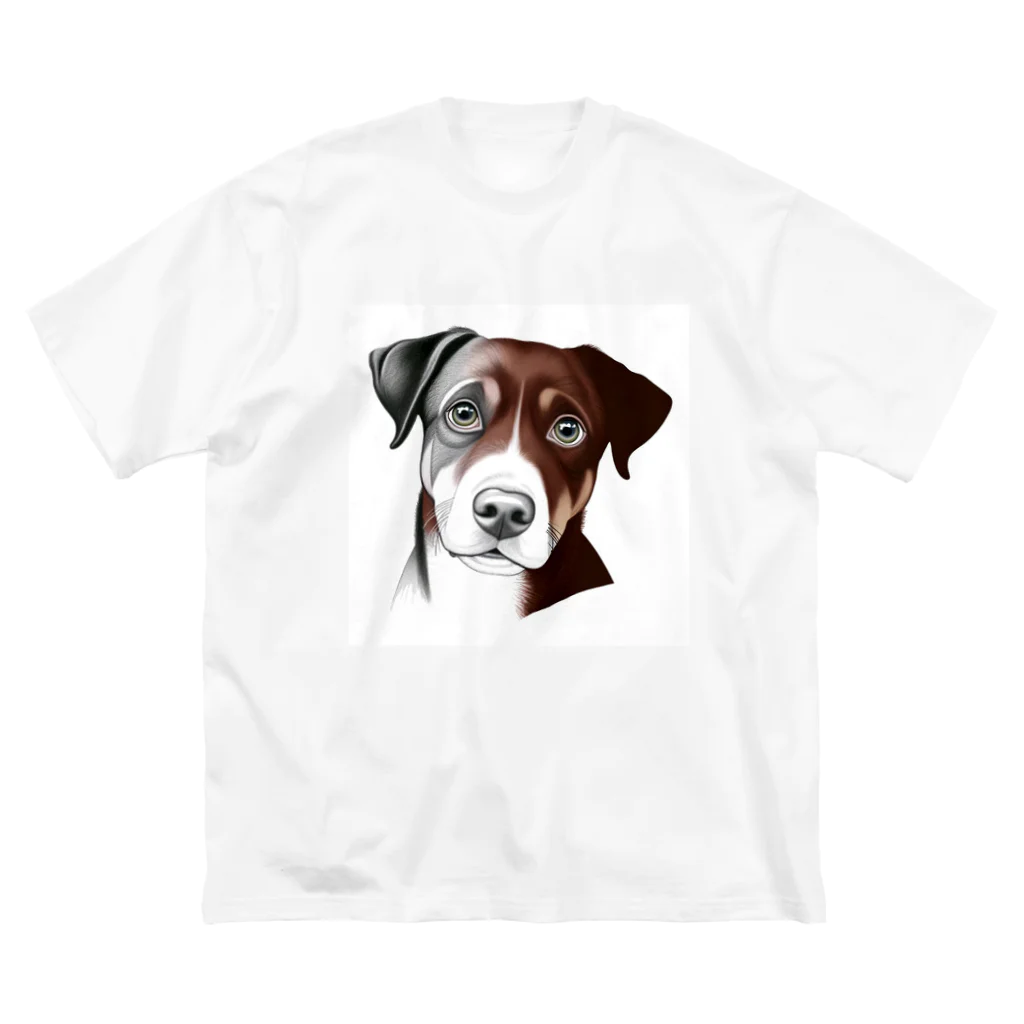 Ama'sのじっと見つめる犬さん Big T-Shirt