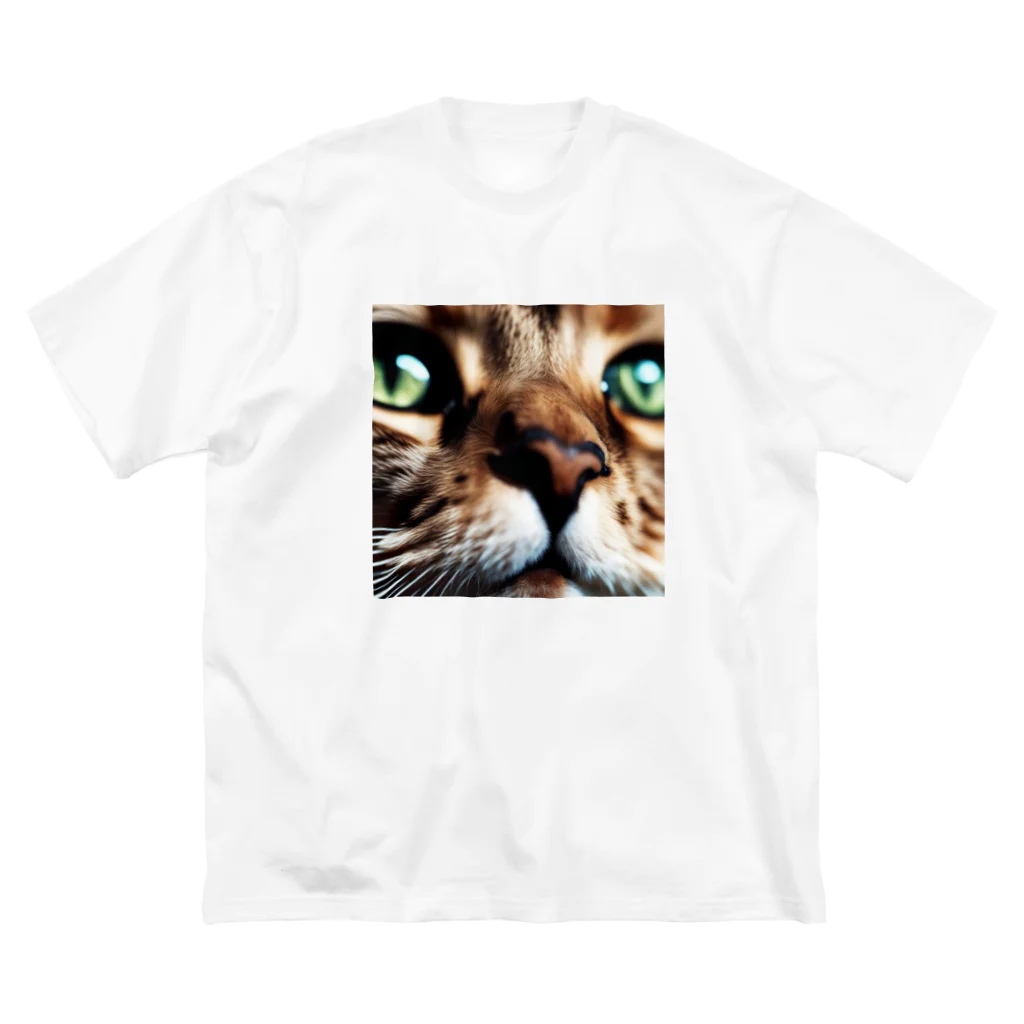 feliceのキャットフードの匂いに反応する猫 Big T-Shirt