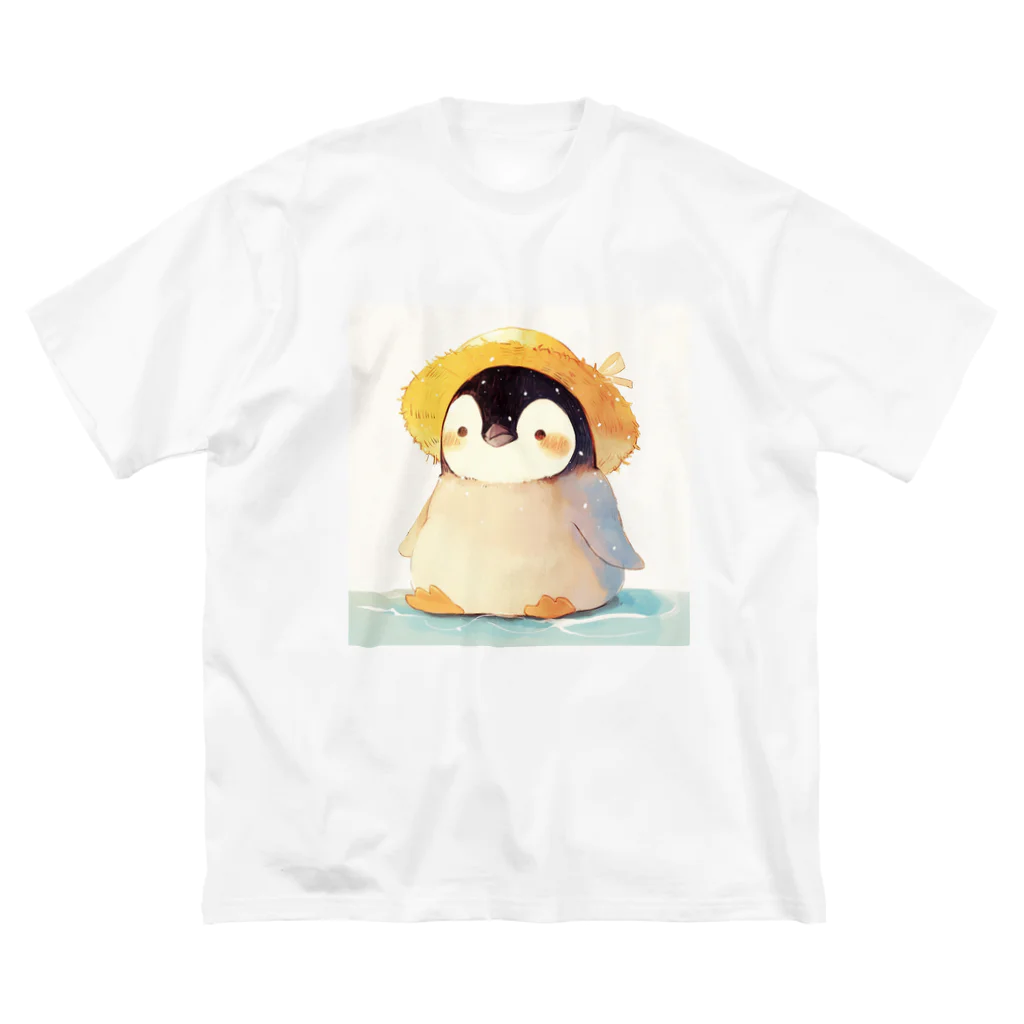 AQUAMETAVERSEの帽子をかぶった可愛い子供ペンギン Marsa 106 Big T-Shirt