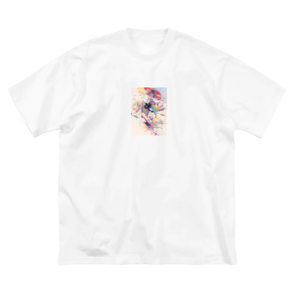 AQUAMETAVERSEの日本舞踊　なでしこ1478 ビッグシルエットTシャツ