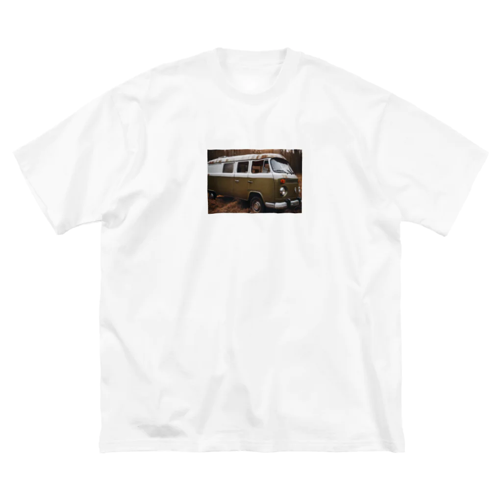 廃車輪業のV ビッグシルエットTシャツ