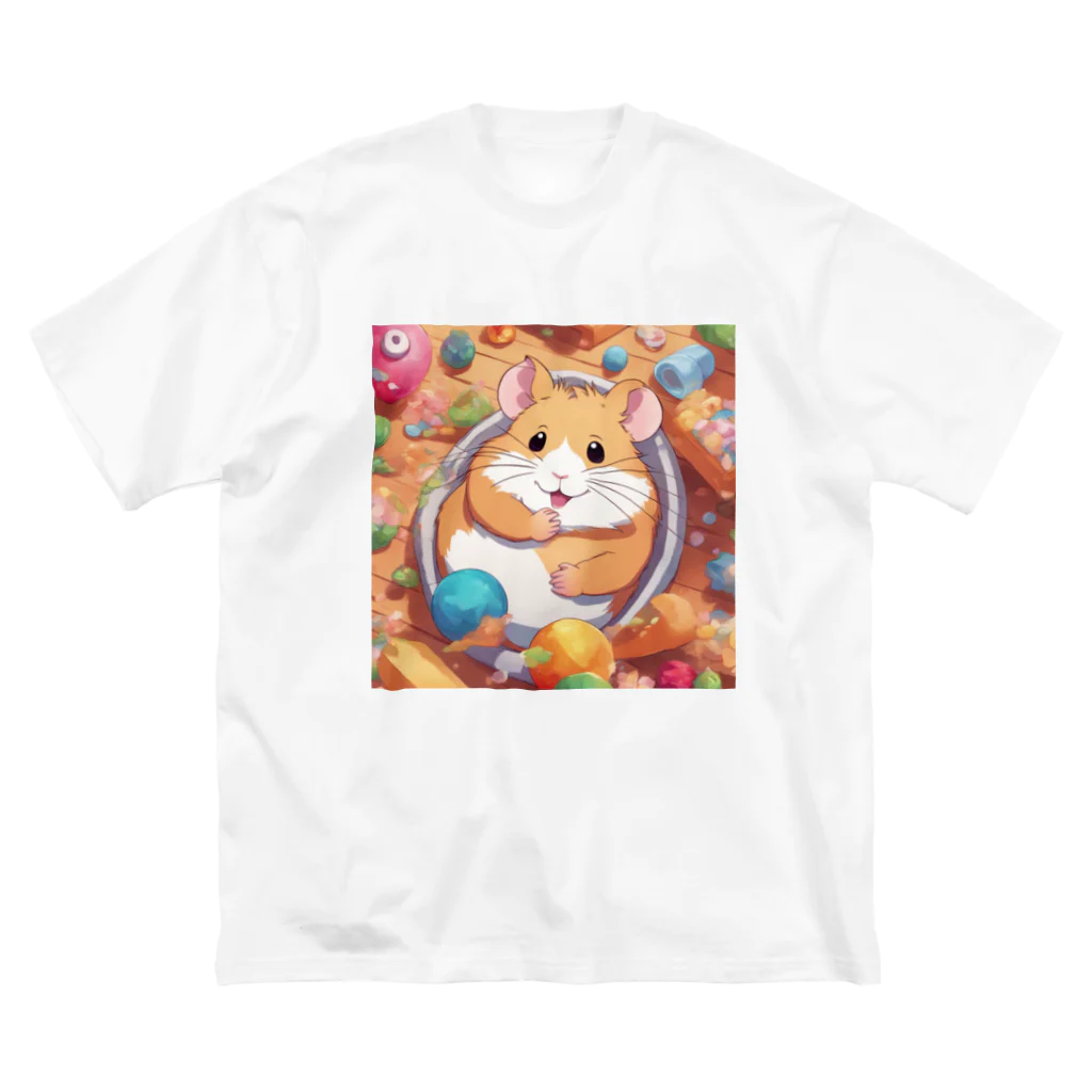 Choiceのお腹を見せてリラックスするハムスター Big T-Shirt