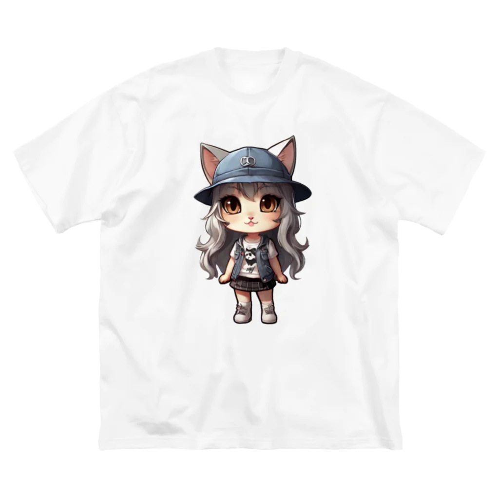 RANRAN2432MPJの猫派アイドル　にゃにゃ美ちゃん Big T-Shirt