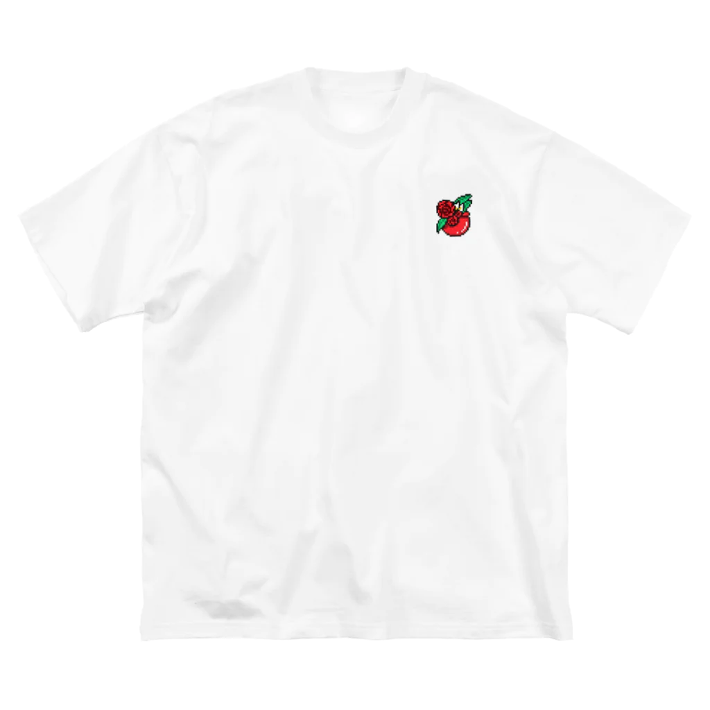 りんご飴Lv100🍎もりりんのりんご飴Lv100 ビッグシルエットTシャツ