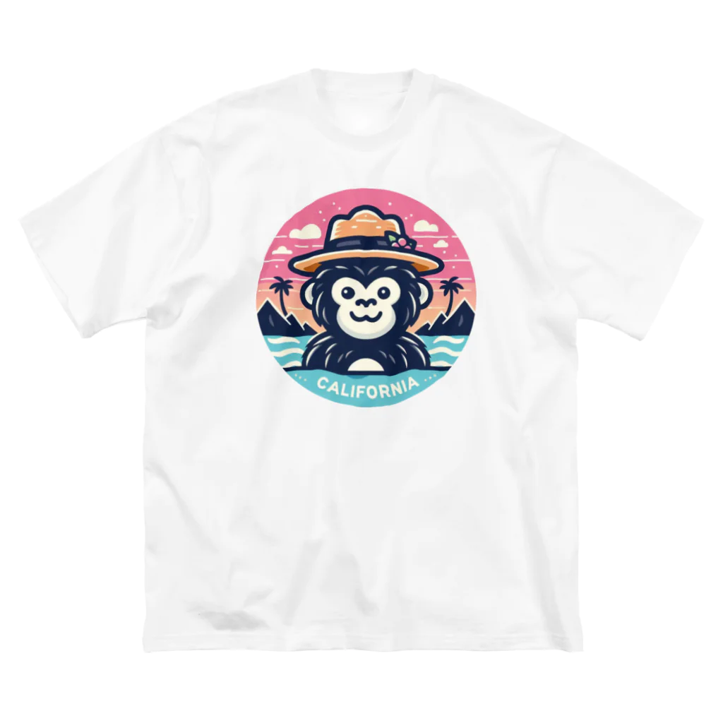 Omiya_ JAP_038のRCW_Gorilla_California ビッグシルエットTシャツ