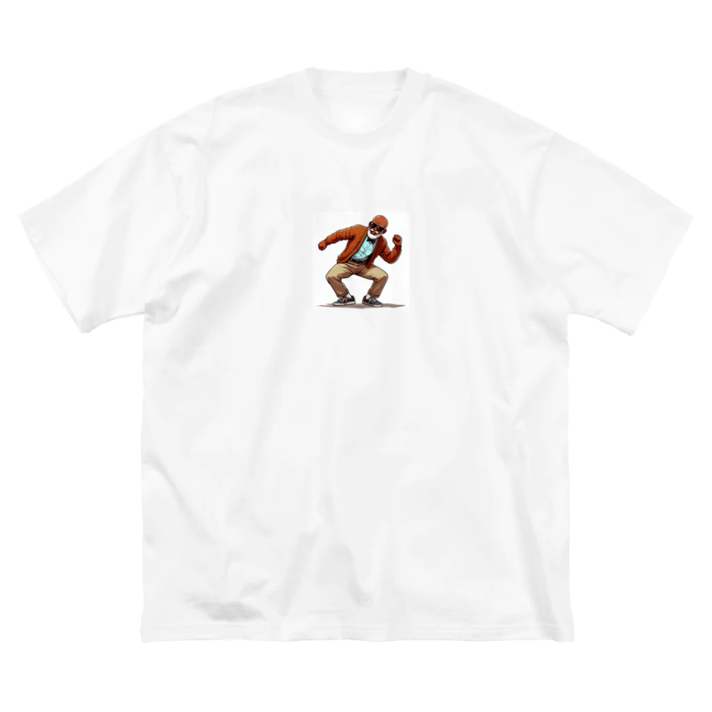 shoulderdanceの肩ダンスおじさん ビッグシルエットTシャツ