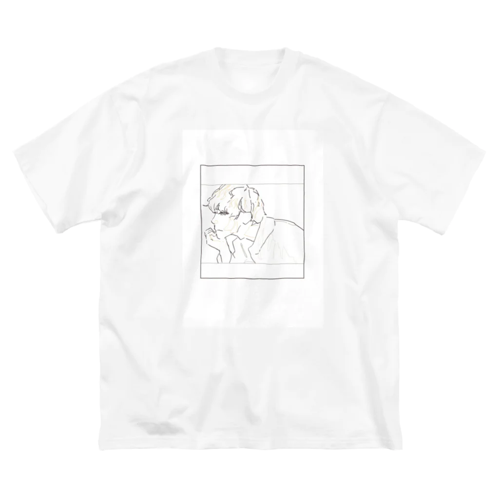 ha-rurururuのシンプル ビッグシルエットTシャツ