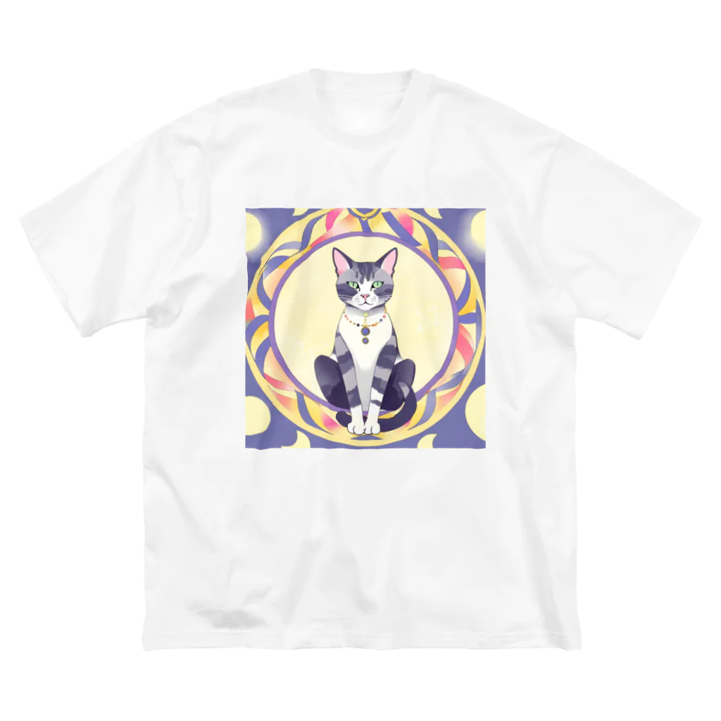 パキュラSHOPの猫と魔法陣 Big T-Shirt