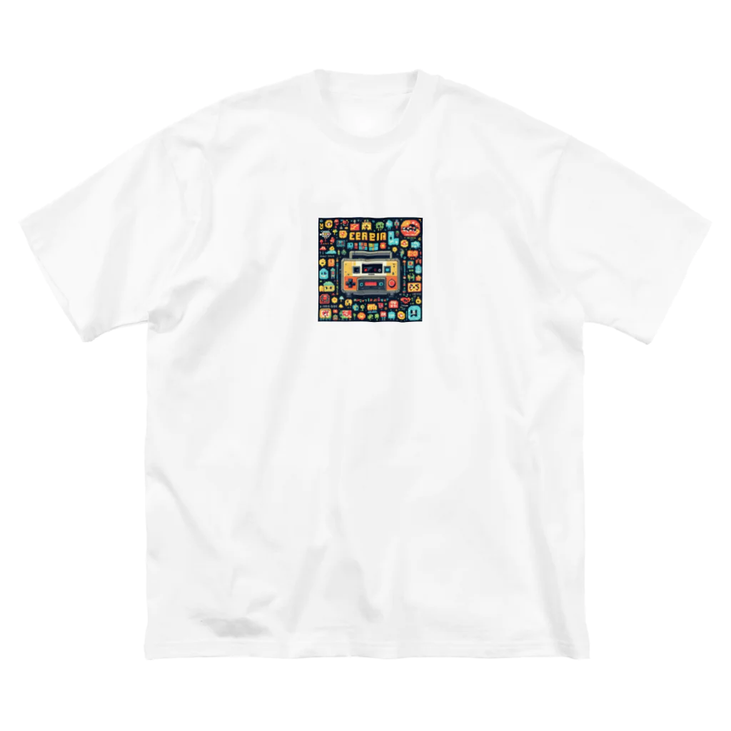 pepesamaのレトロゲーム風 ビッグシルエットTシャツ