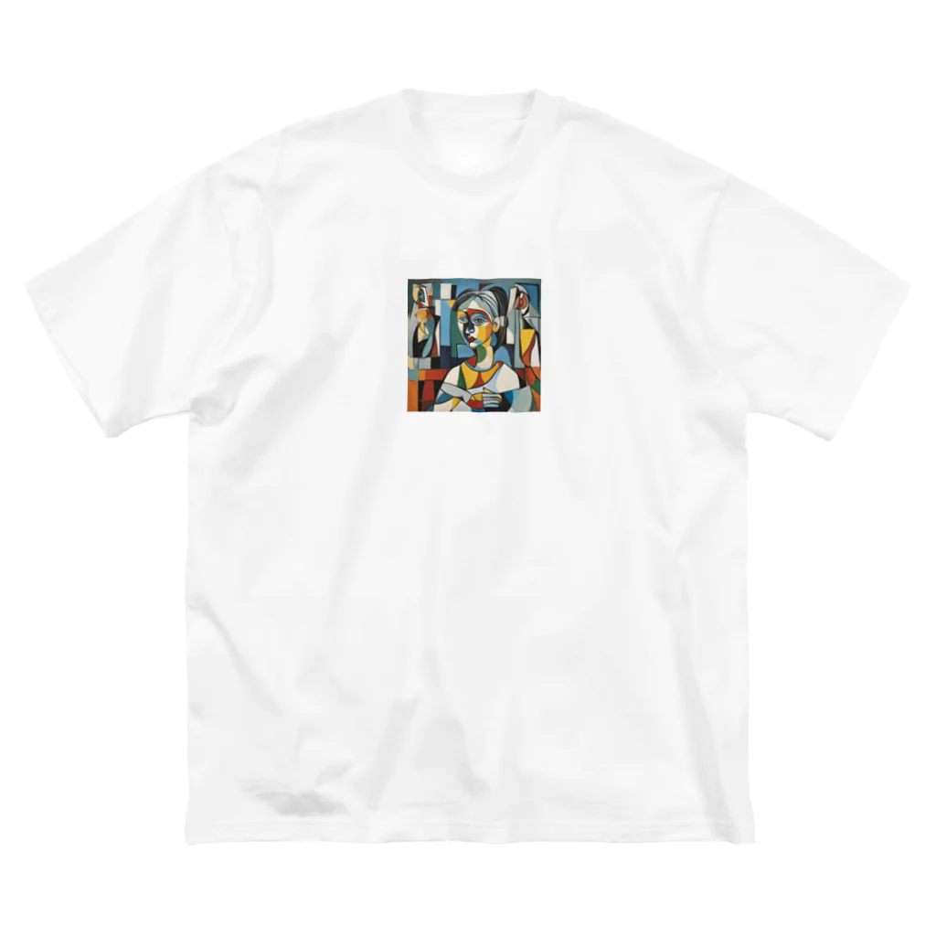 レトロゲームイラストのピカソ風芸術的アートグッズ Big T-Shirt