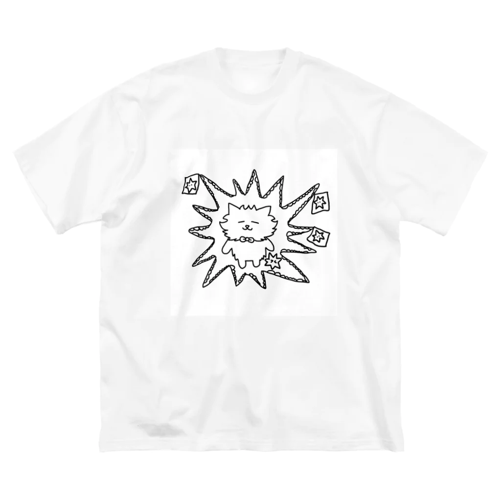 ネコグラシのマクロファージ ビッグシルエットTシャツ