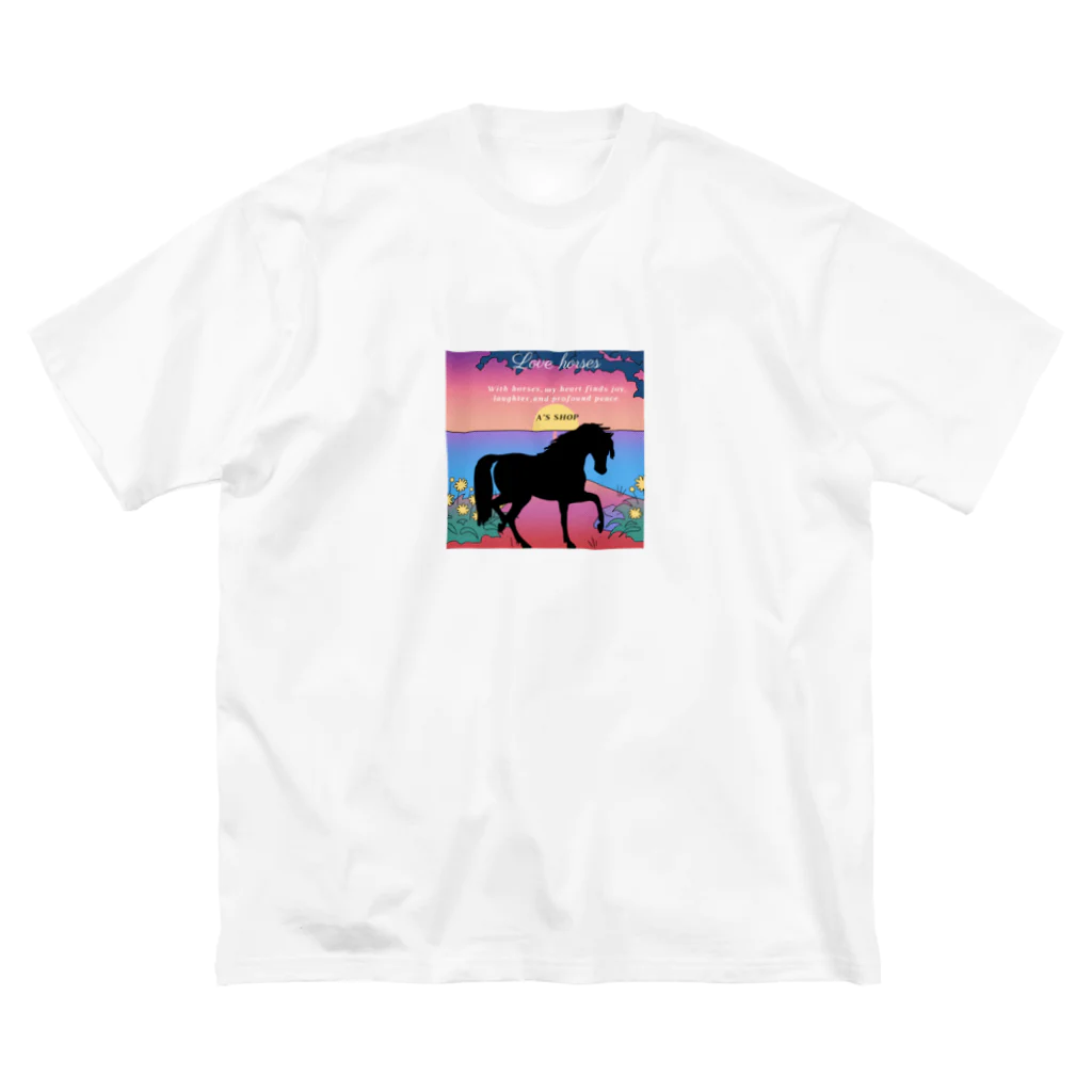 A'S  SHOPのJANETのSunset ビッグシルエットTシャツ