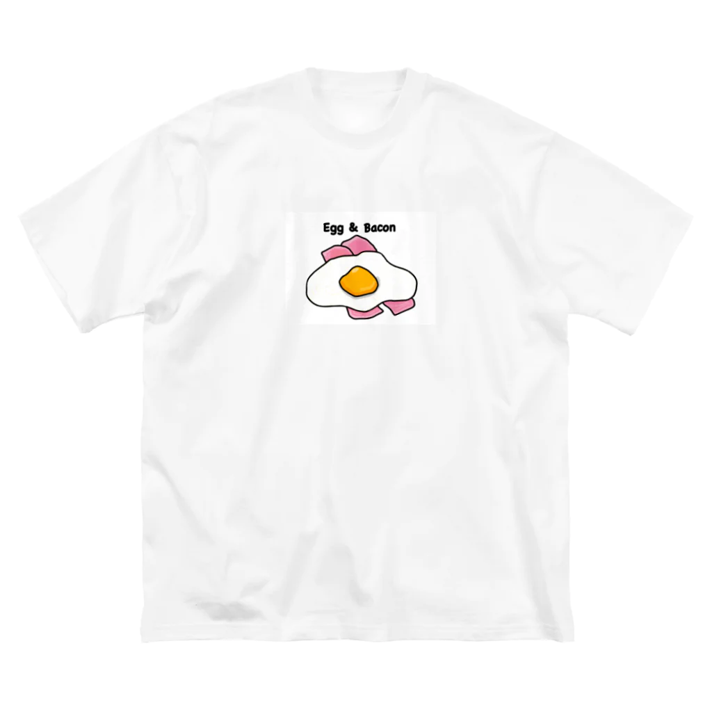 パペットピットのEgg & Bacon  ビッグシルエットTシャツ