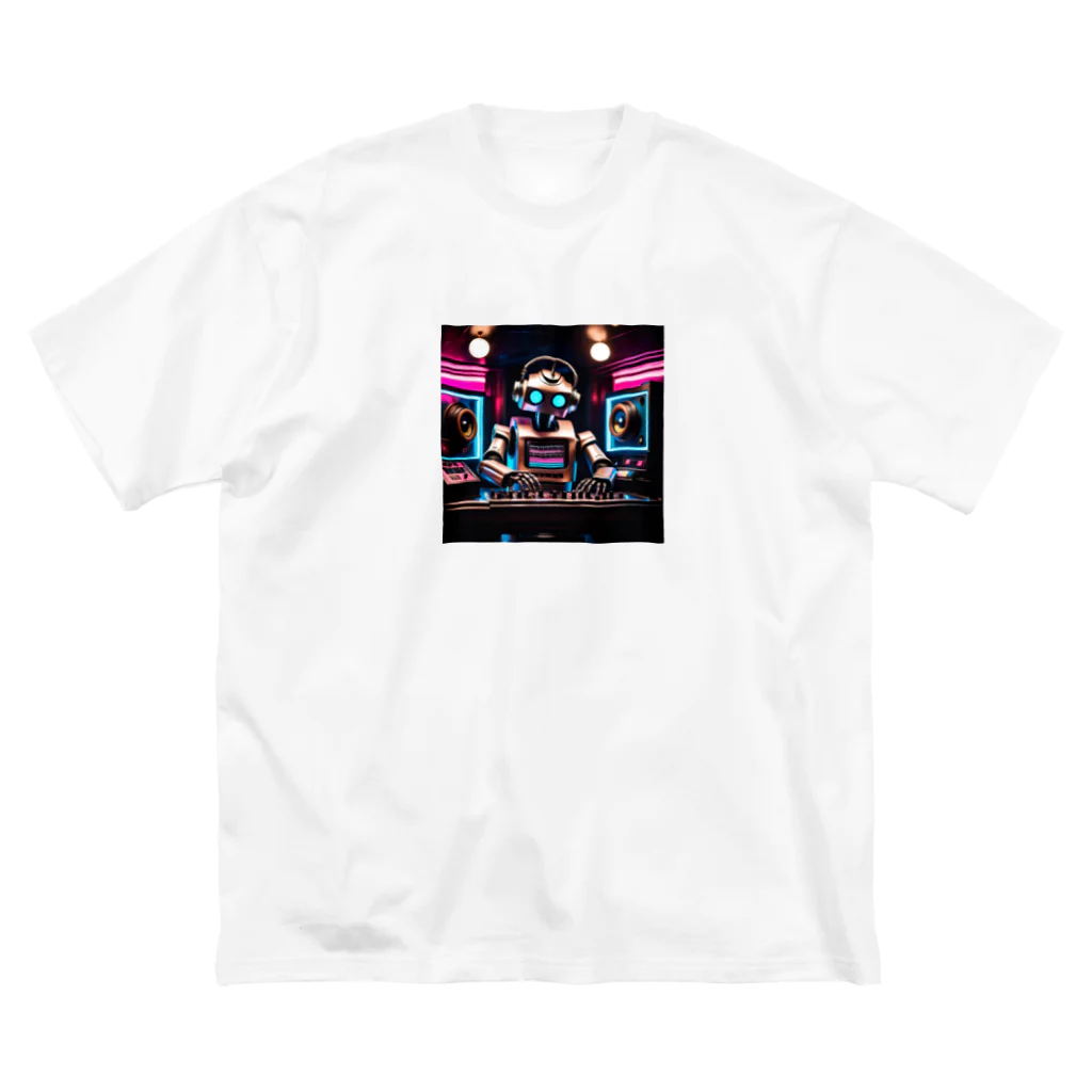 パワドラのDJロボット1 ビッグシルエットTシャツ