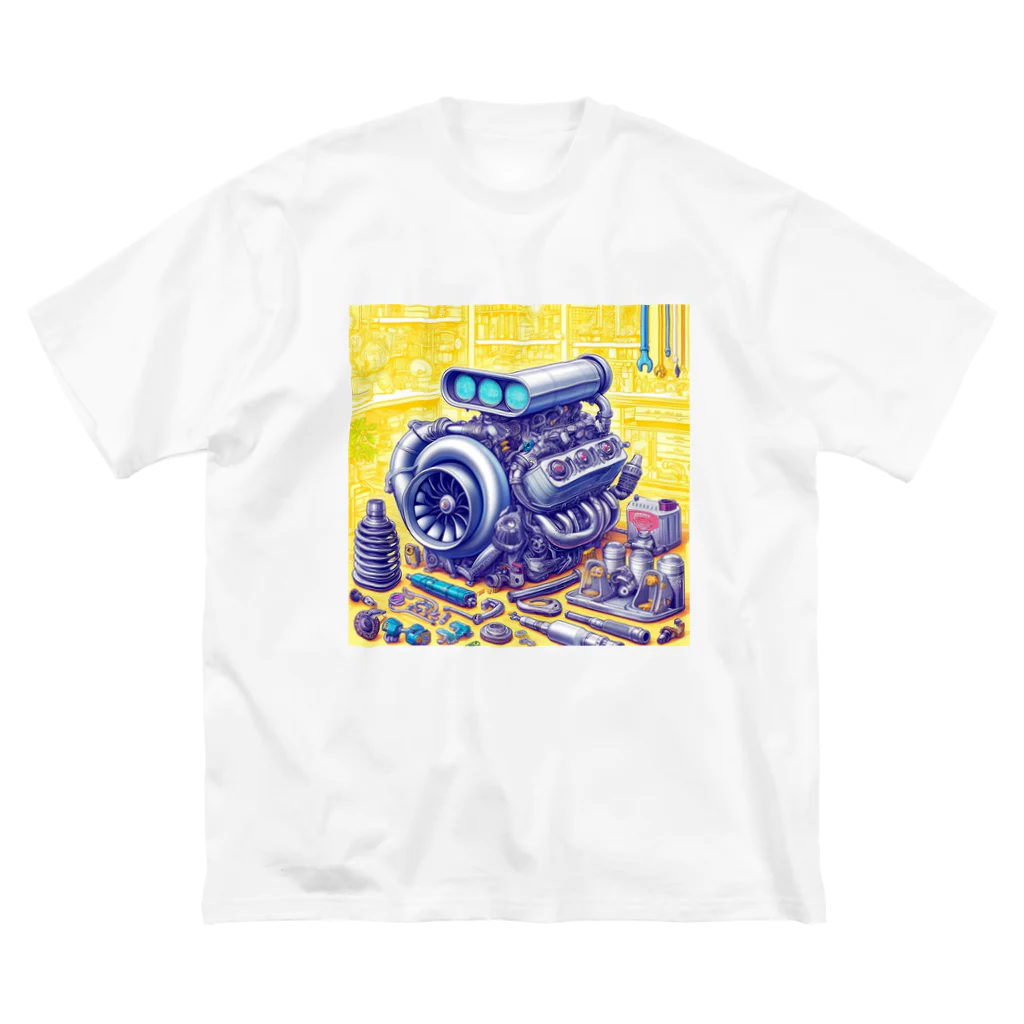 the blue seasonのメカニックの夢遊園地 Big T-Shirt