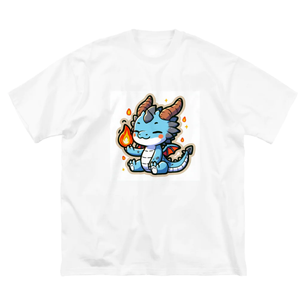 scarlet358のドラゴンくん ビッグシルエットTシャツ