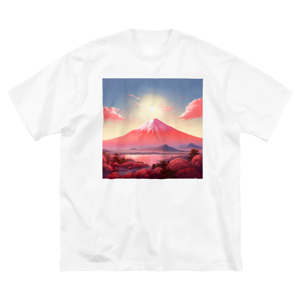 AQUAMETAVERSEの赤富士希望の印　なでしこ1478 Big T-Shirt