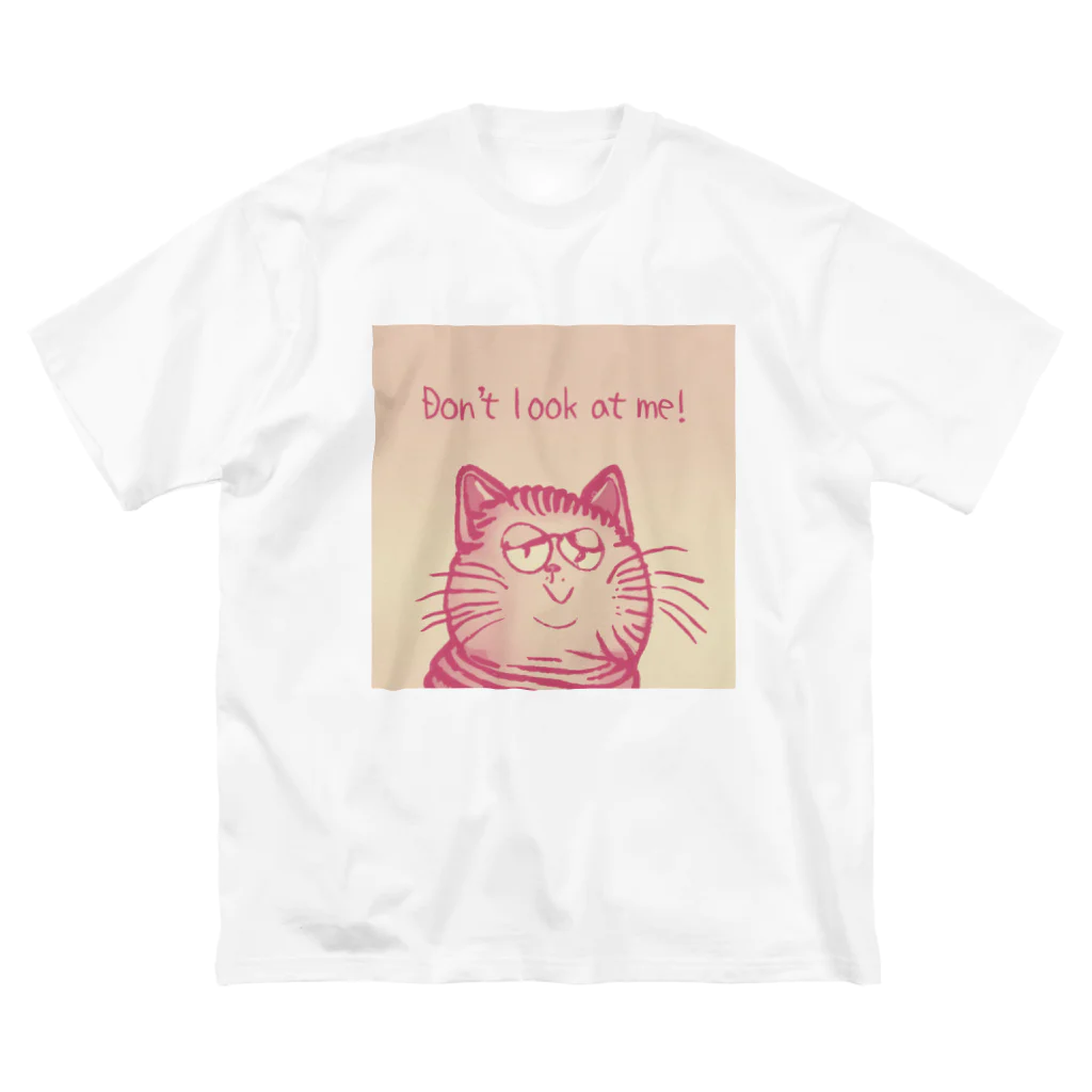 らうんじのコッチミンナネコ ビッグシルエットTシャツ