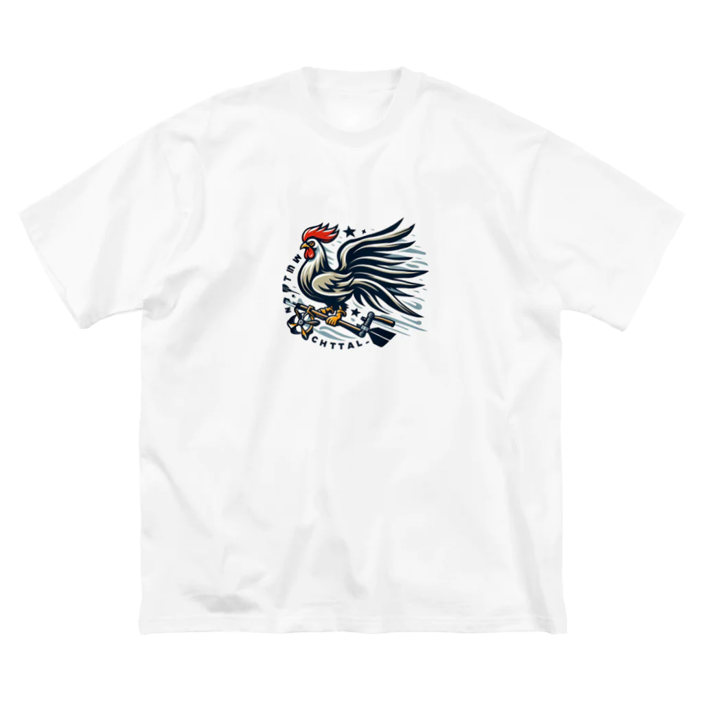 Sergeant-CluckのFirst Airborne Corps：第一空挺部隊 ビッグシルエットTシャツ