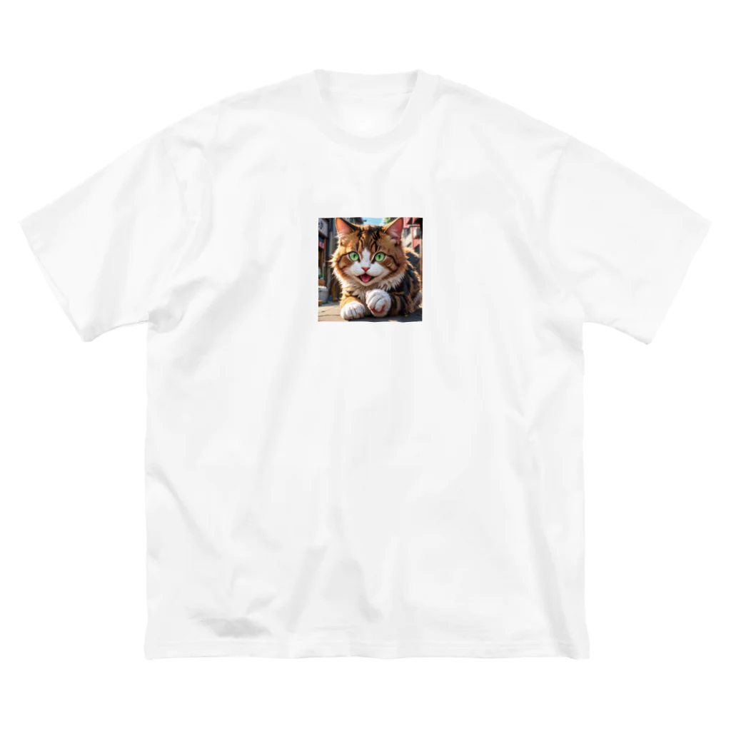 oz-chanの何かしようとしてる猫 Big T-Shirt