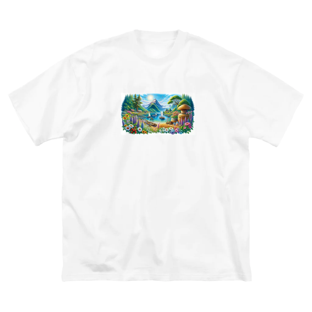 felicita のSummer landscape ビッグシルエットTシャツ