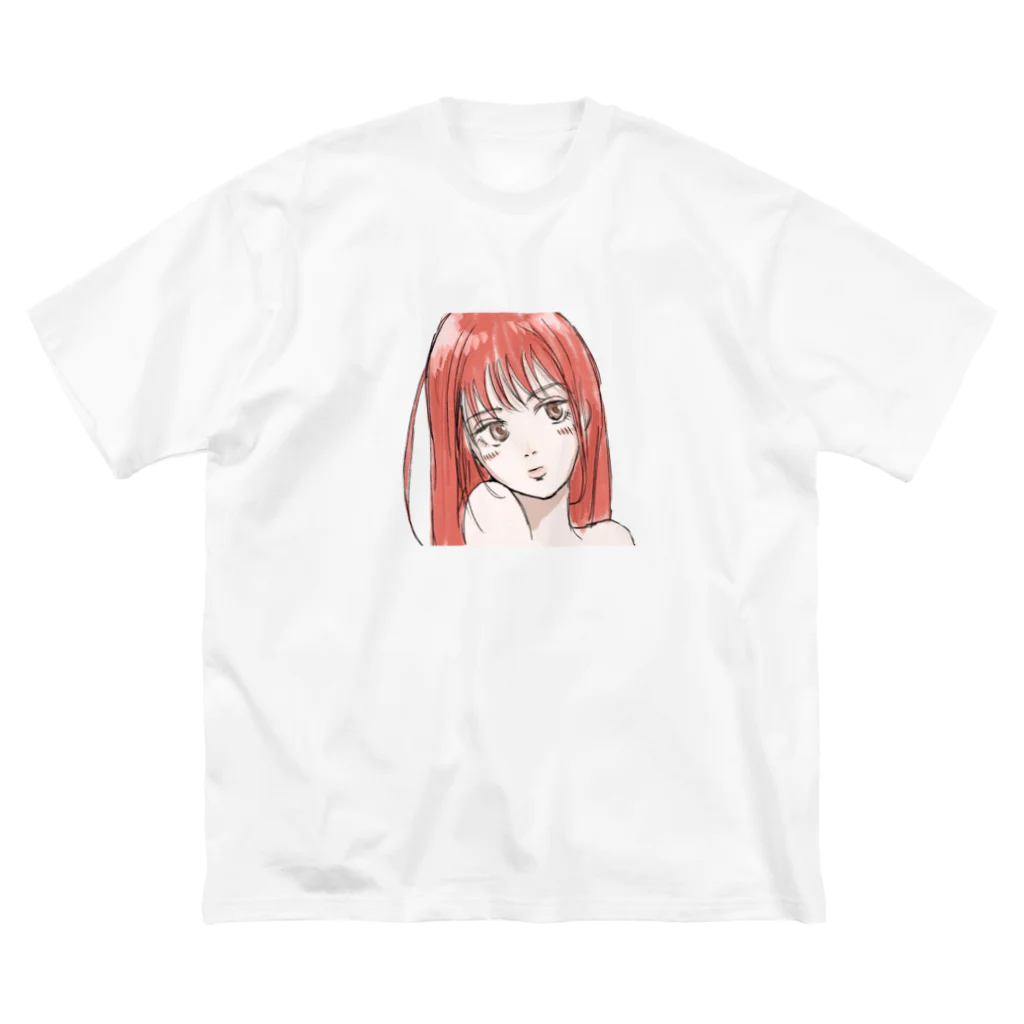 ふむふむの恋焦がれちゃん ビッグシルエットTシャツ