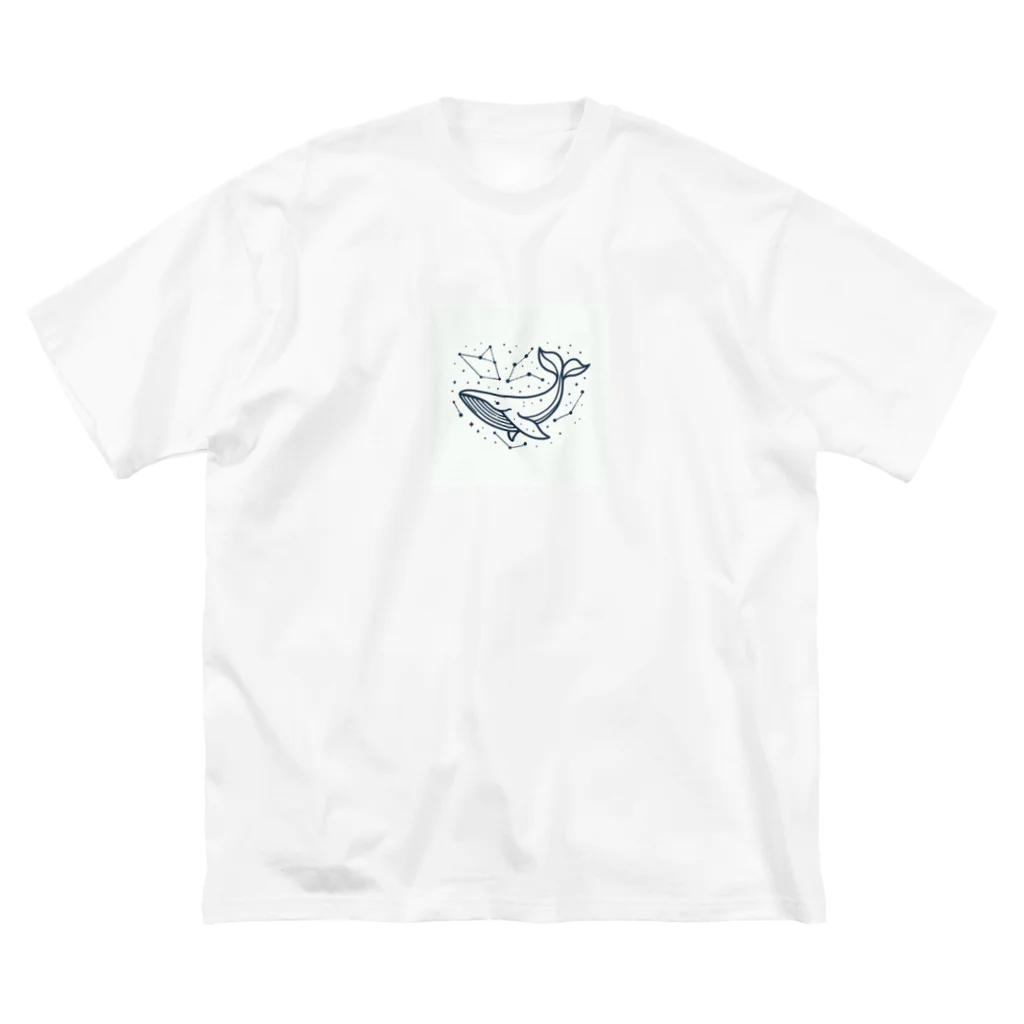 きままにまにまにの海響く鯨歌 ビッグシルエットTシャツ