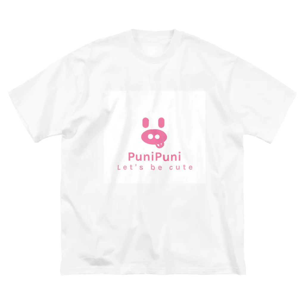 PuniPuniのPukuPukuのロゴグッズ ビッグシルエットTシャツ