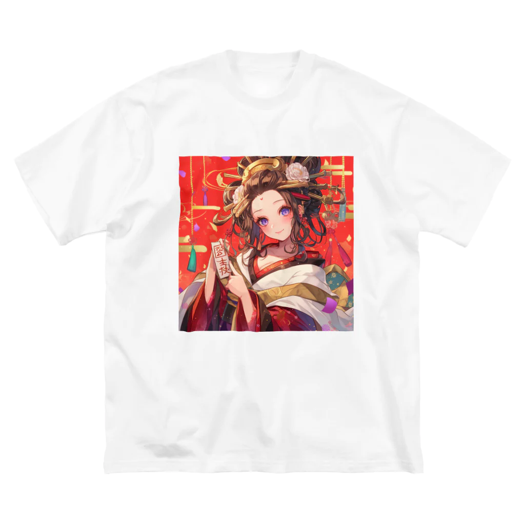 AQUAMETAVERSEの祝福の節句に舞う、紅梅の姫 Big T-Shirt