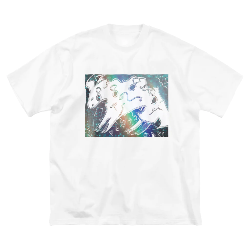 エネハピる〜🫧✨の自然✨🗻🌿‬ エネルギー♪ ビッグシルエットTシャツ