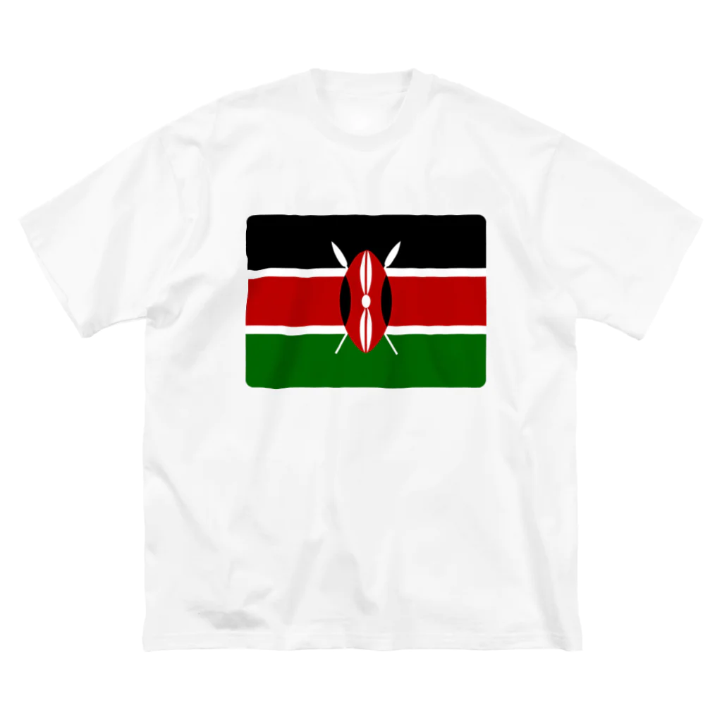 お絵かき屋さんのケニアの国旗 Big T-Shirt