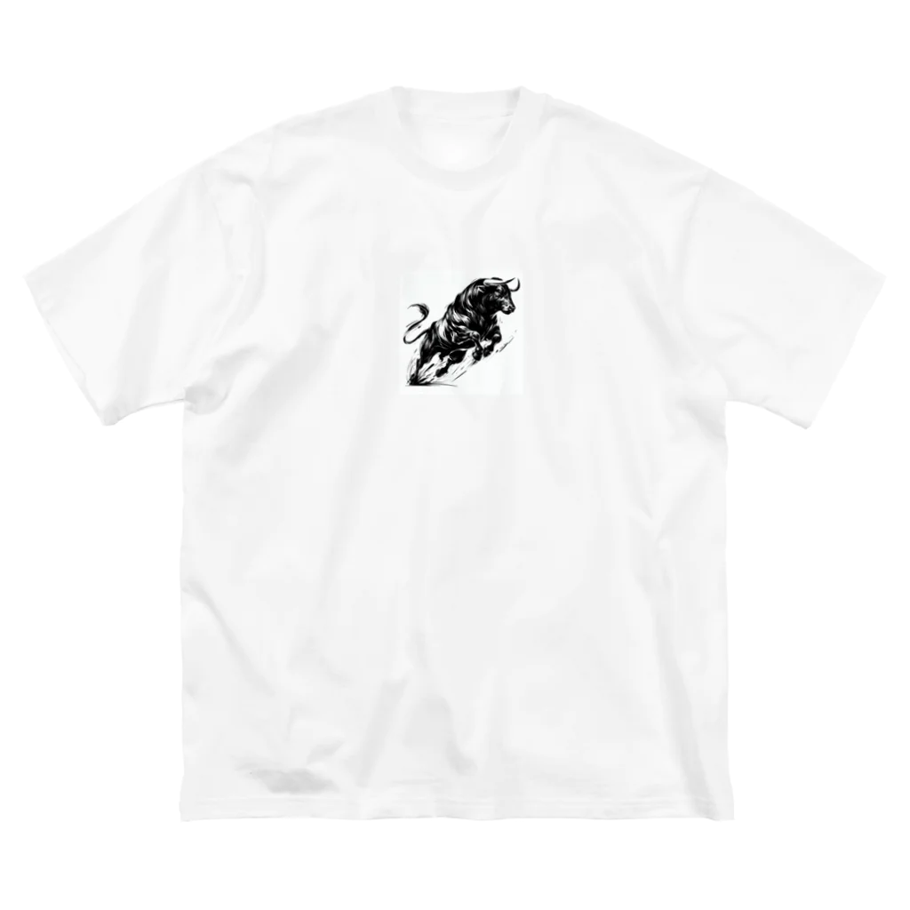 JBの水墨牛 Big T-Shirt