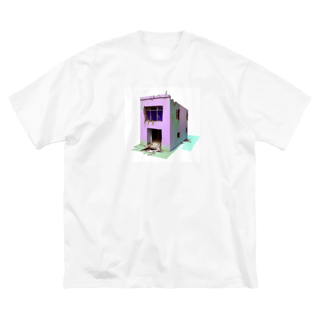 Buildingsの廃墟 13 ビッグシルエットTシャツ