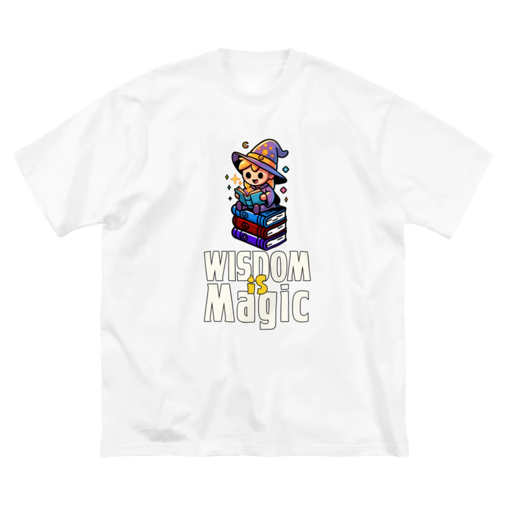 Stylo Tee Shopの知恵は魔法の魔女 Big T-Shirt