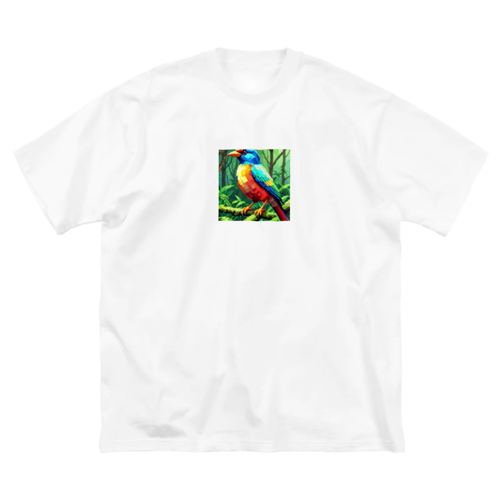 かたまりのドットインコ Big T-Shirt