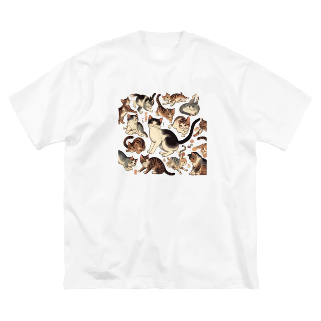 猫LOVE items Noahの猫LOVE items 猫図鑑 ビッグシルエットTシャツ