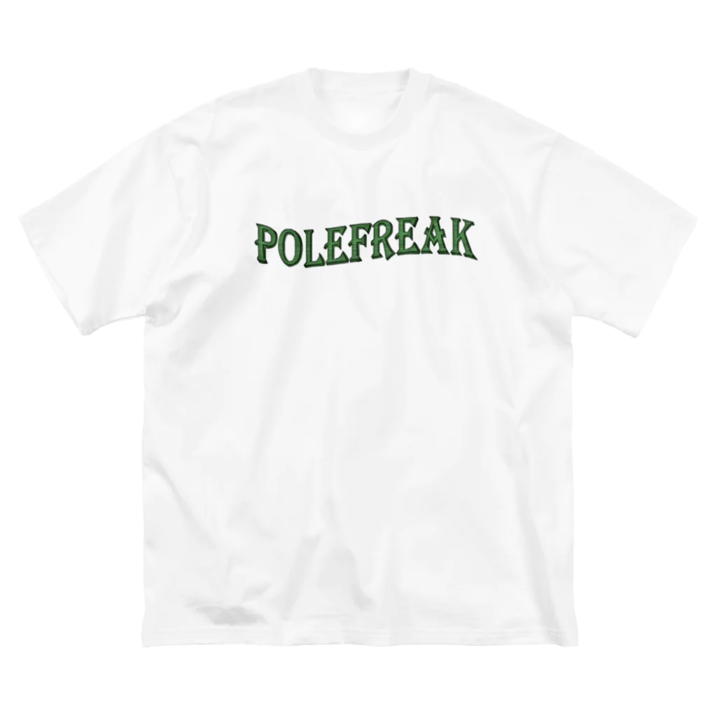 POLEFREAK.pbのpolefleakベンドロゴTシャツ ビッグシルエットTシャツ