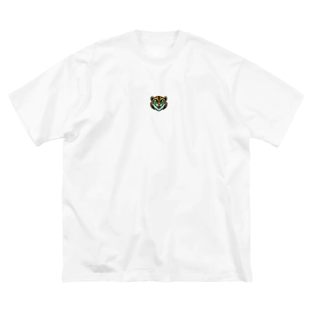 たんたん狸の不気味で可愛い森の不気味で可愛いトラ001 Big T-Shirt